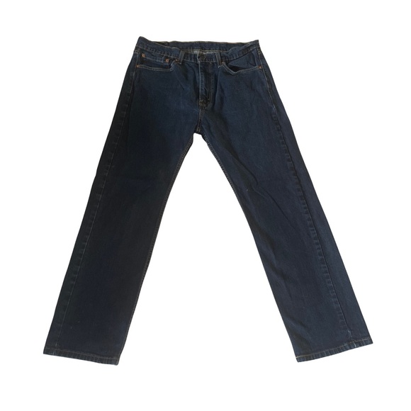 Levi's Dark Blue Straight Jeans - Picture 1 of 7